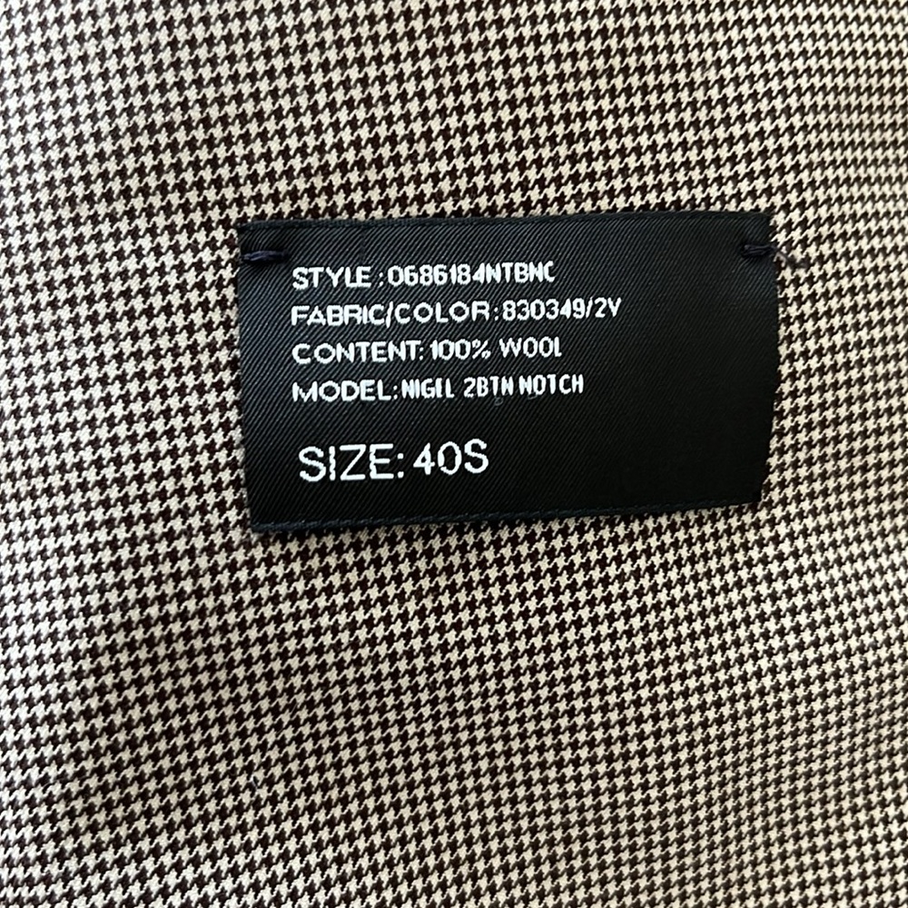 Ralph Lauren Black Label Nigel Houndstooth 28th Notch Blazer - Picture 8 of 9
